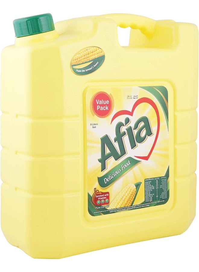 عافية زيت الذرة أفيا، 9 لترات - Image 2